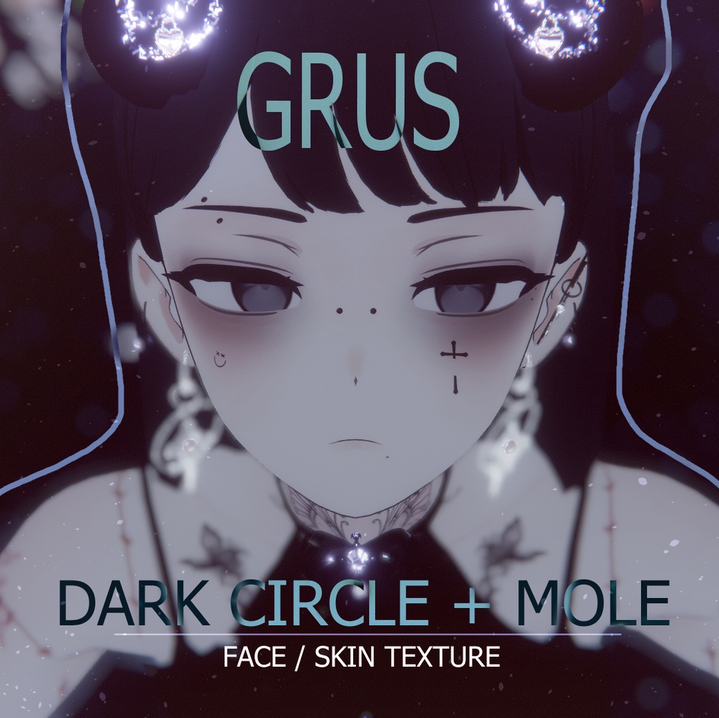 『Grus』くまメイク, Dark Circle Make-up