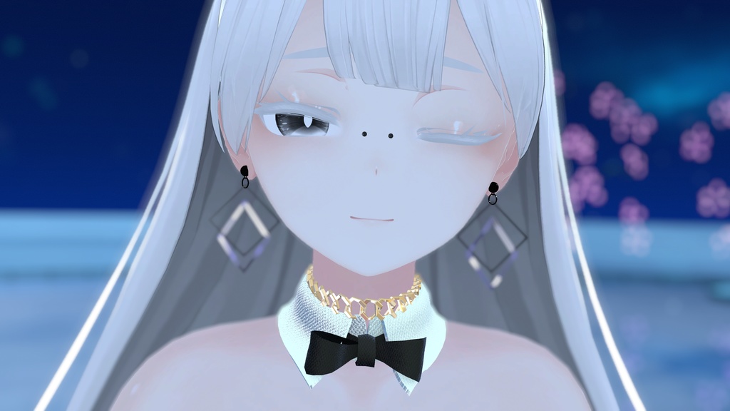 『Kikyo, 桔梗』光沢のあるメイクテクスチャ, Glossy Make-Up Texture