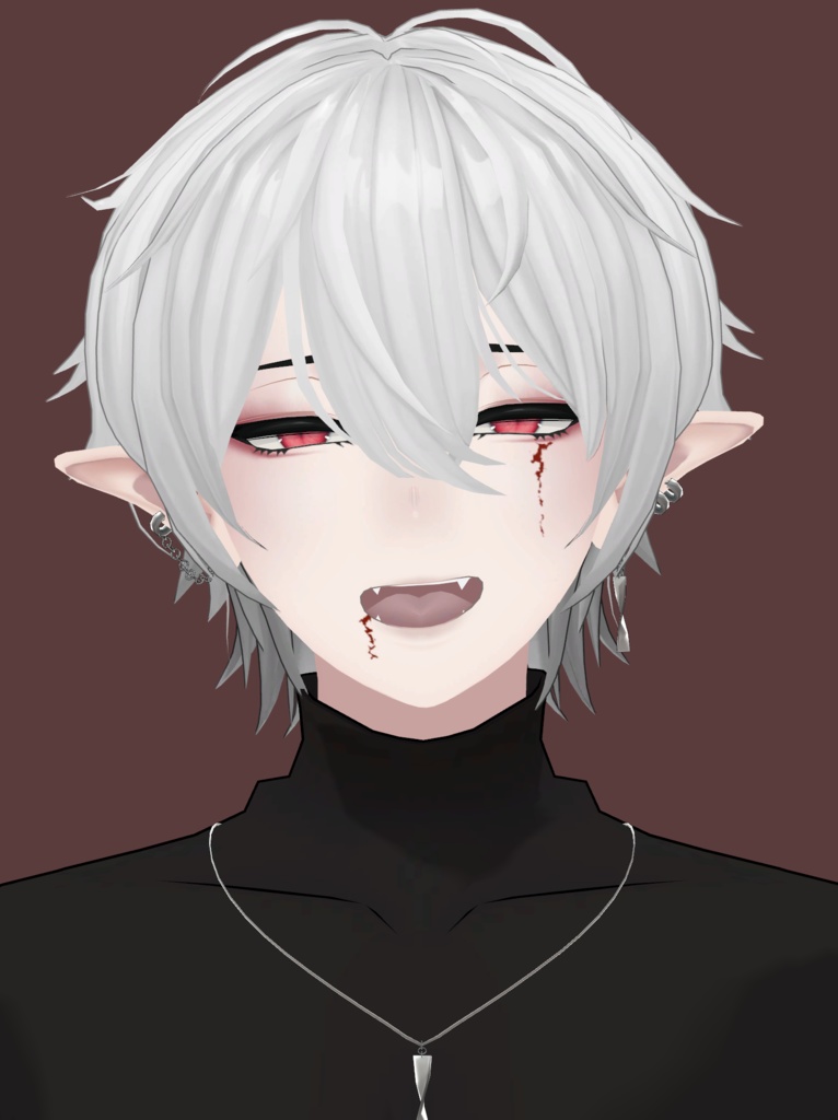 『Maki 碼希&Grus』カップルヴァンパイアメイク, Couple Vampire Make Up (VRC)