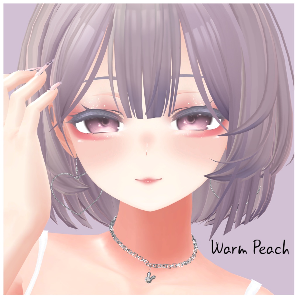 『Kikyo, 桔梗』かわいい メイク Cute Make up & Body (VRC)
