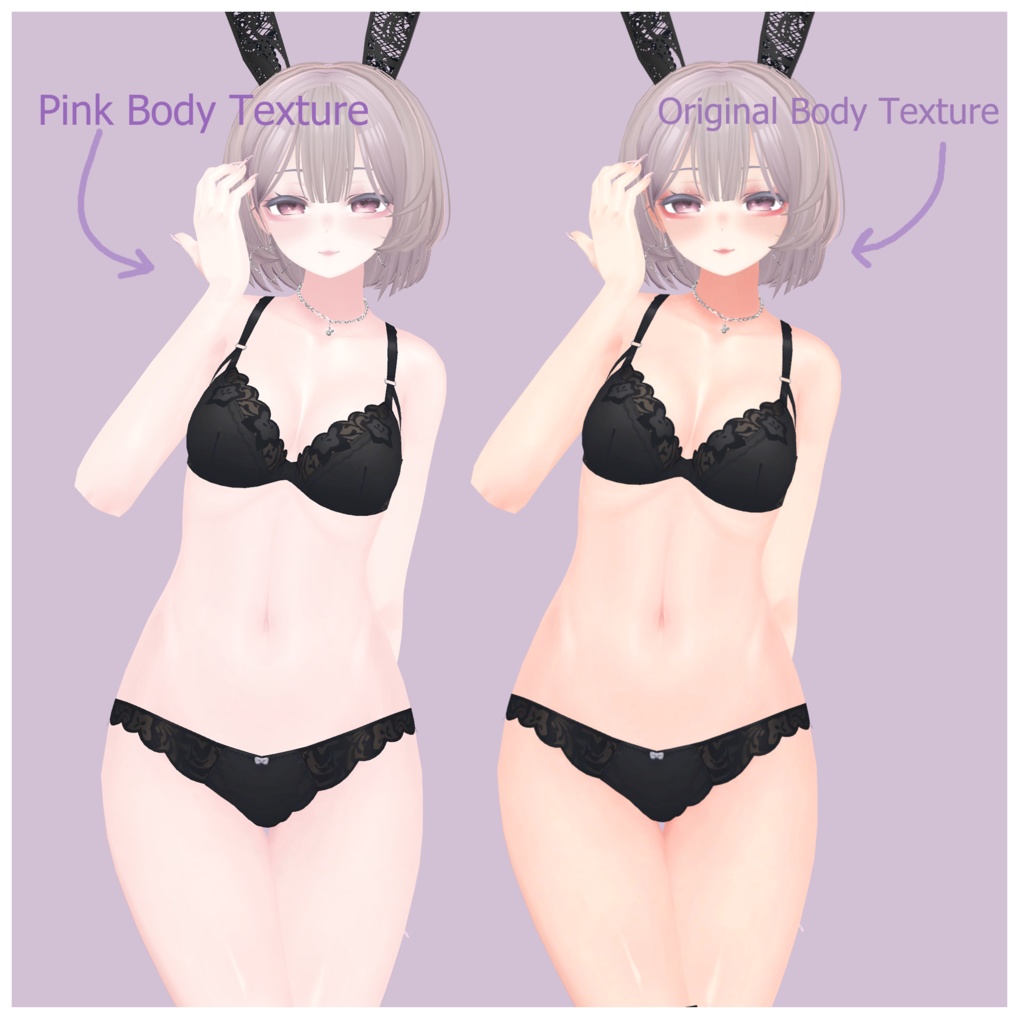 『Kikyo, 桔梗』かわいい メイク Cute Make up & Body (VRC)