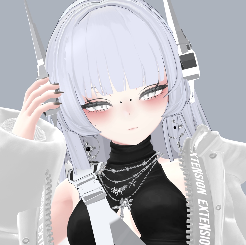 『Rindo,竜胆 』Face シェイプキー ,Face Blendshape (VRC)