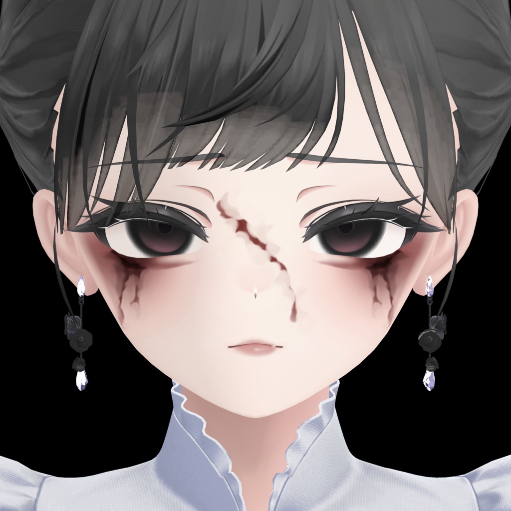 『Manuka, マヌカ』Bloody Halloweenハロウィンメイク Make Up Texture (VRC)