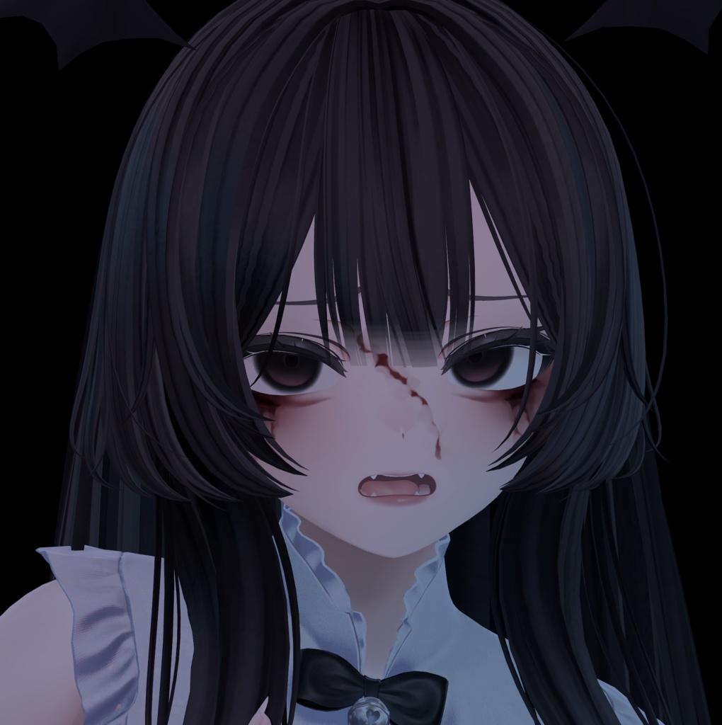 『Manuka, マヌカ』Bloody Halloweenハロウィンメイク Make Up Texture (VRC)