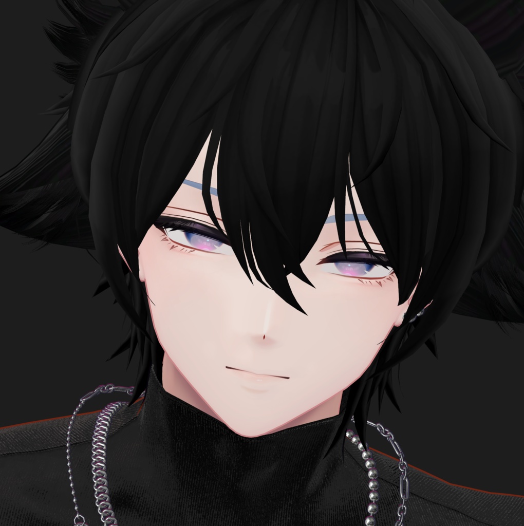 『狛乃,Komano』メイクテクスチャ, Simple Make Up Texture. (VRC)