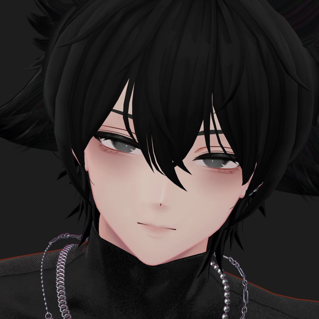 『狛乃,Komano』メイクテクスチャ, Simple Make Up Texture. (VRC)