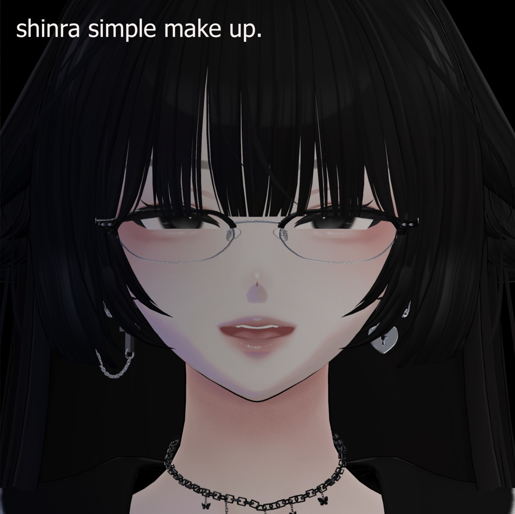 『森羅 ,Shinra』森羅 メイク, Simple Make Up Texture. (VRC)