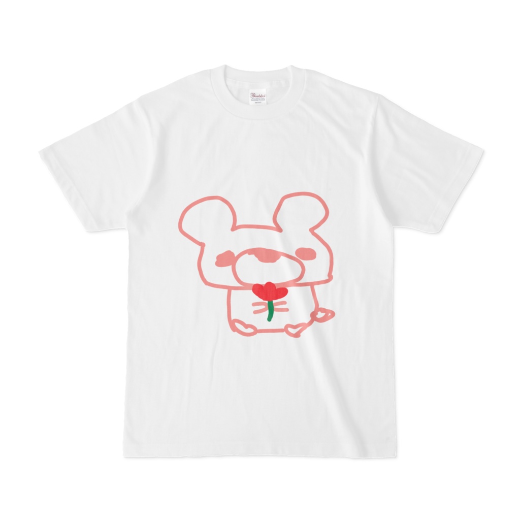 深夜に謎テンションで描いたくまTシャツ