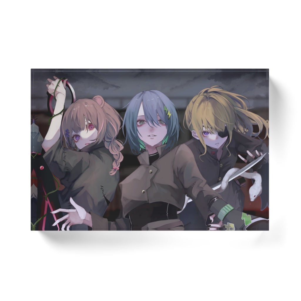 【期間限定】うとうと鼓膜ヤブるっち/歌ってみた記念グッズ2 アクリルブロック