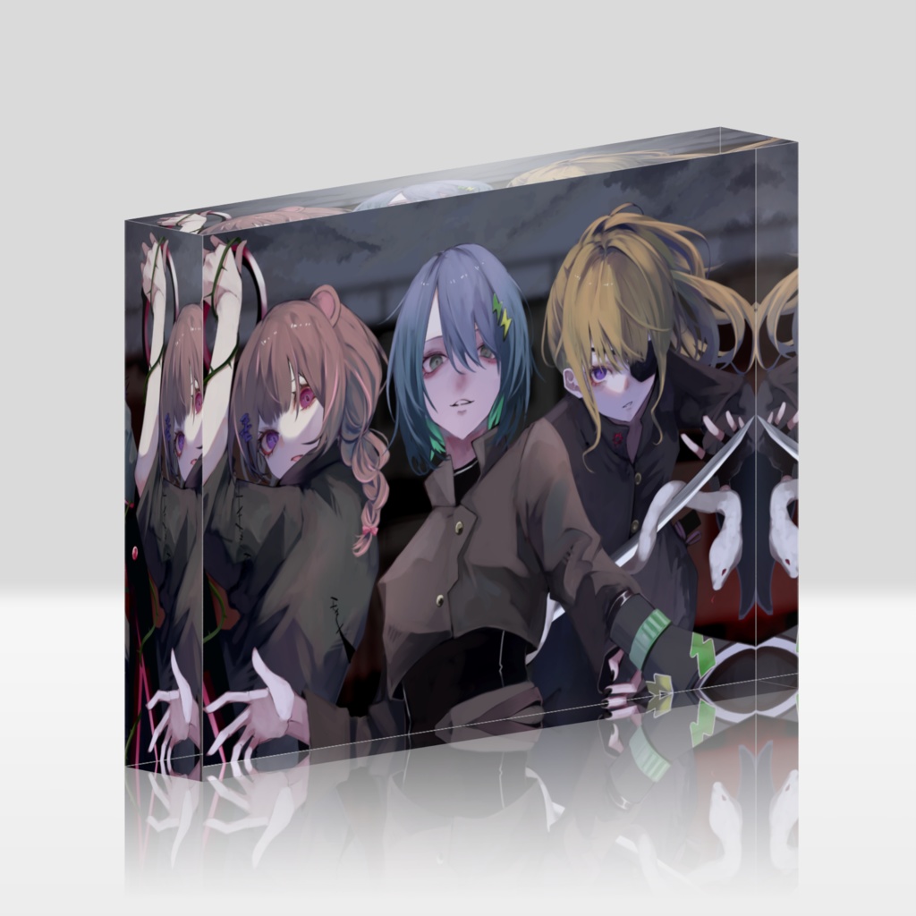 【期間限定】うとうと鼓膜ヤブるっち/歌ってみた記念グッズ2 アクリルブロック