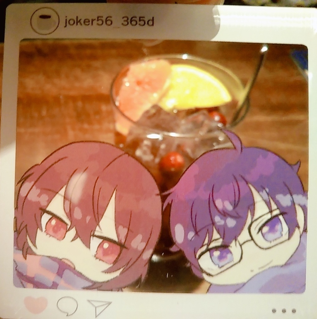 主明SNS風アクキー