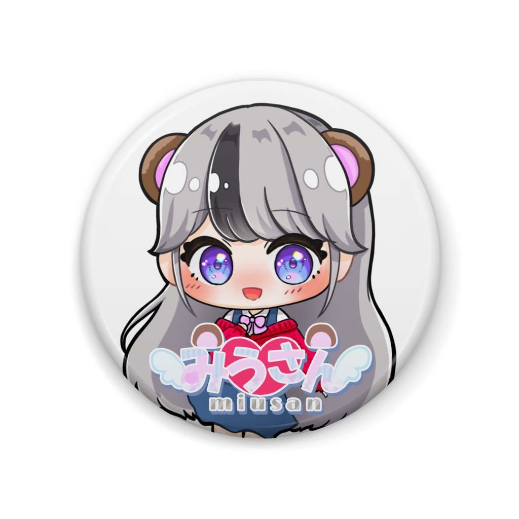 ミニキャラみうさんの缶バッチ