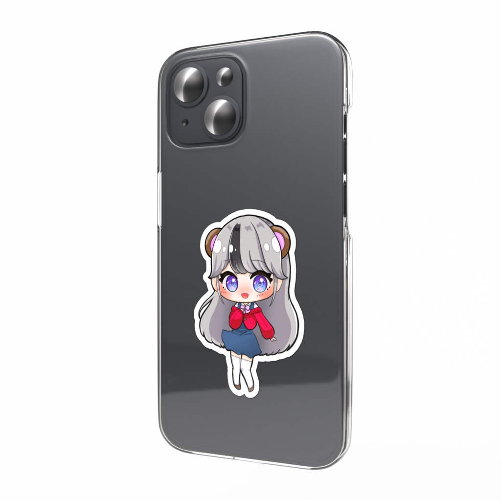 ミニキャラみうさんのスマホステッカー