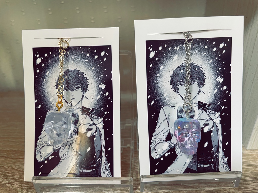 ミスラ  水晶ドクロ ぬい用チャーム