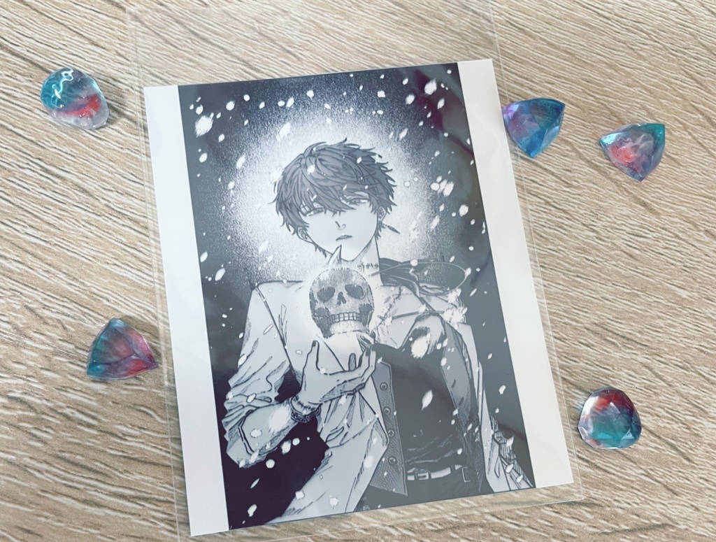 ミスラ  水晶ドクロ ぬい用チャーム