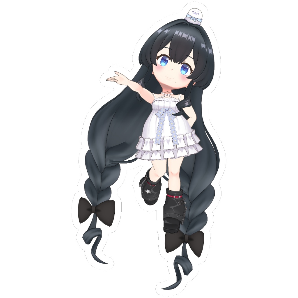 【白綿ねるねる】ちびキャラグッズ