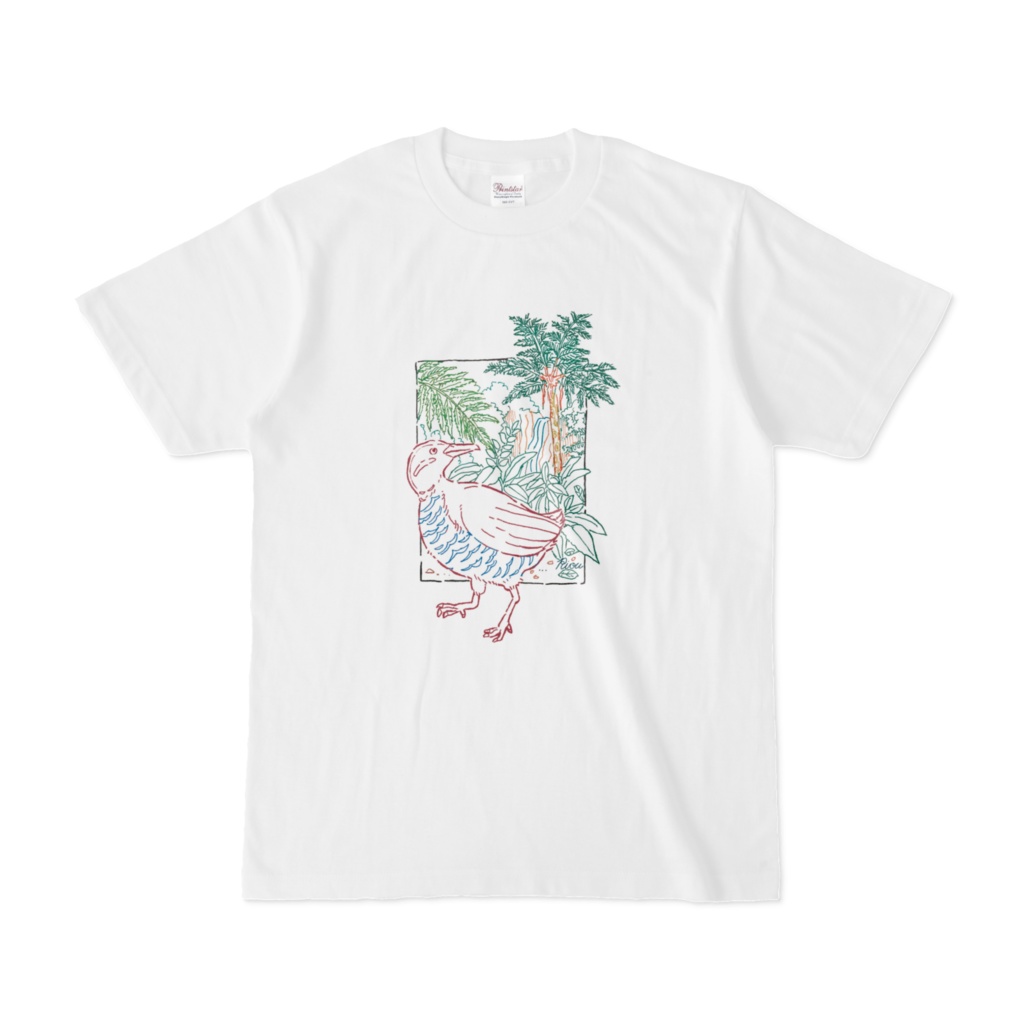 ヤンバルクイナ Tシャツ(白)
