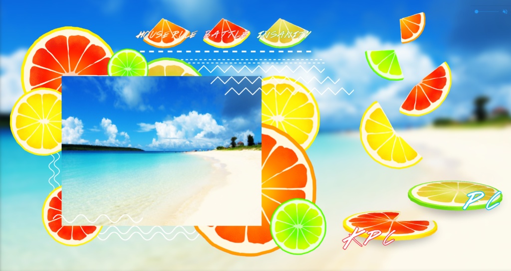 【無料有】柑橘フルーツ部屋素材セット 68点 / 透過素材 / 装飾素材 / CoC