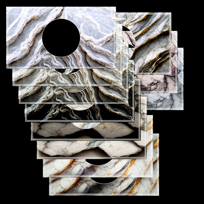 【透過素材】大理石部屋 / 計140点 / CoC