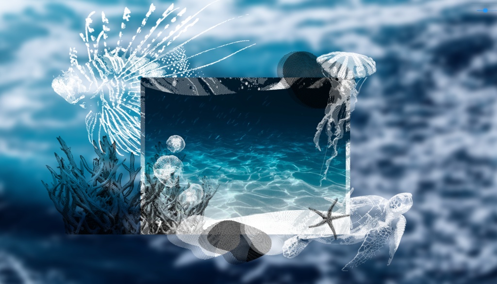 【透過素材】海の生き物部屋 / 装飾素材 / ココフォリア / CoC / Call of Cthulhu