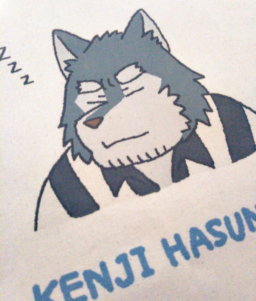 ケンさんトートバッグ(いねむり)