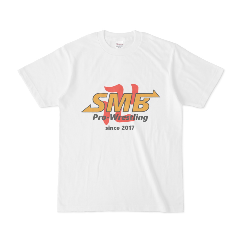SMBプロレスロゴTシャツ（白）