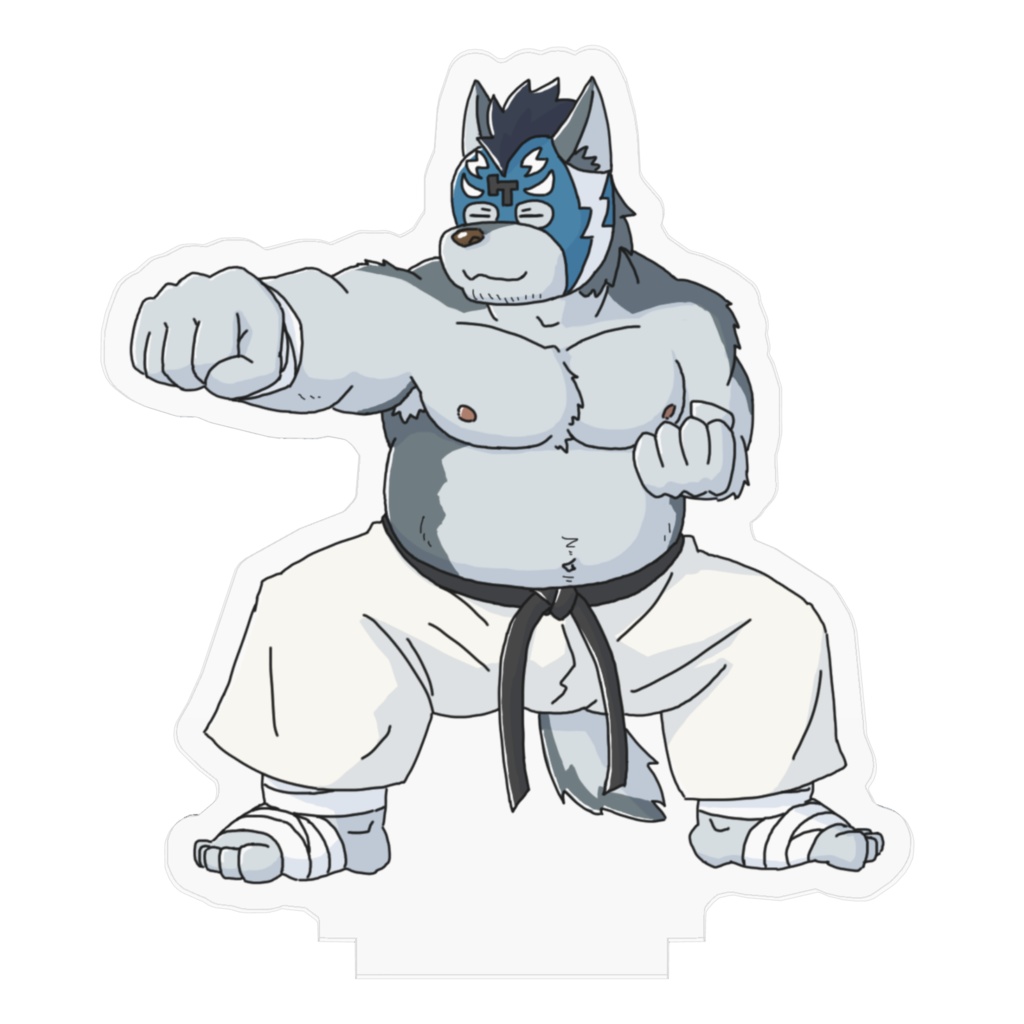 ケンさんアクリルフィギュア(マジケンジマスク)