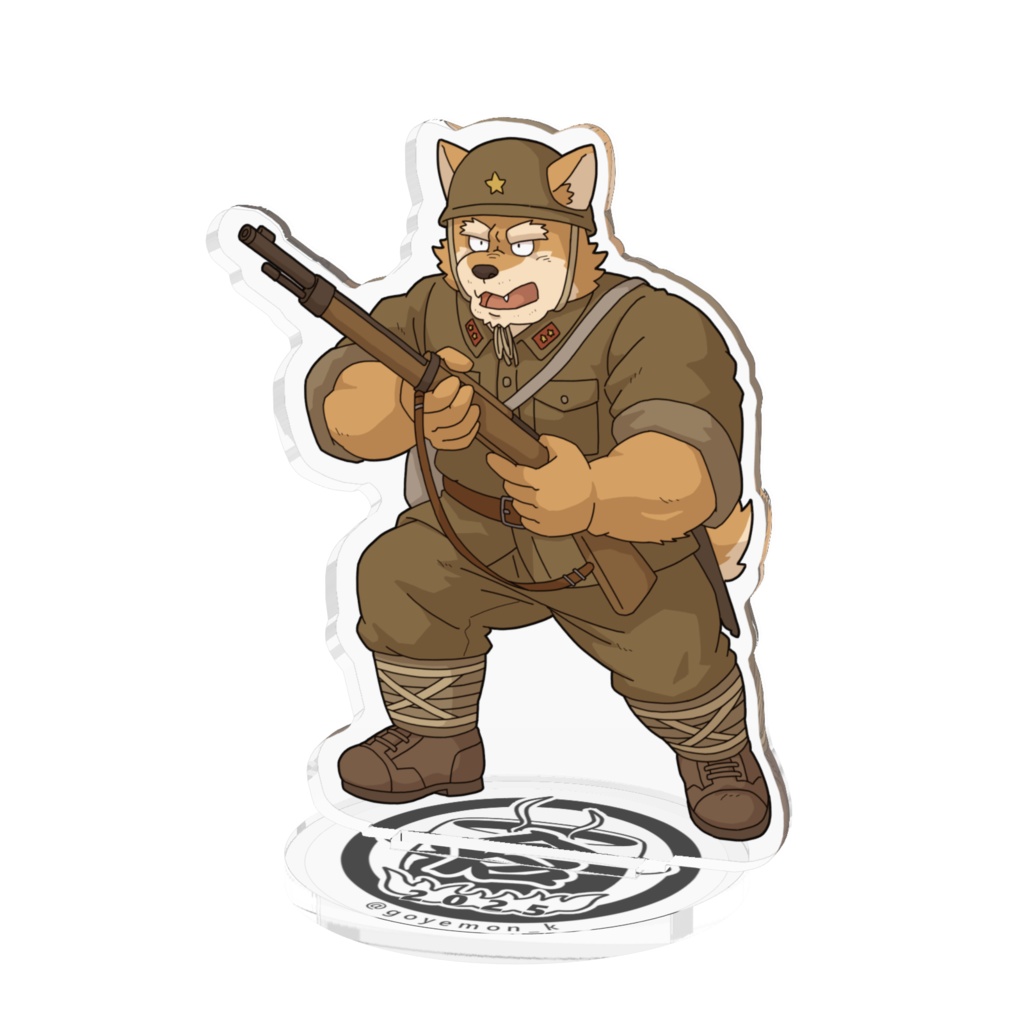 柴犬一等兵アクリルフィギュア