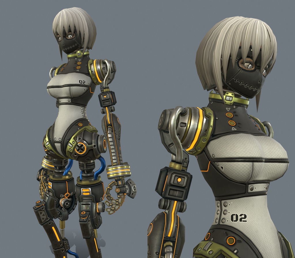 RISHY 3D Model Character