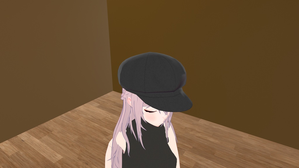 【VRChat想定】MA設定済み:猫耳キャスケット