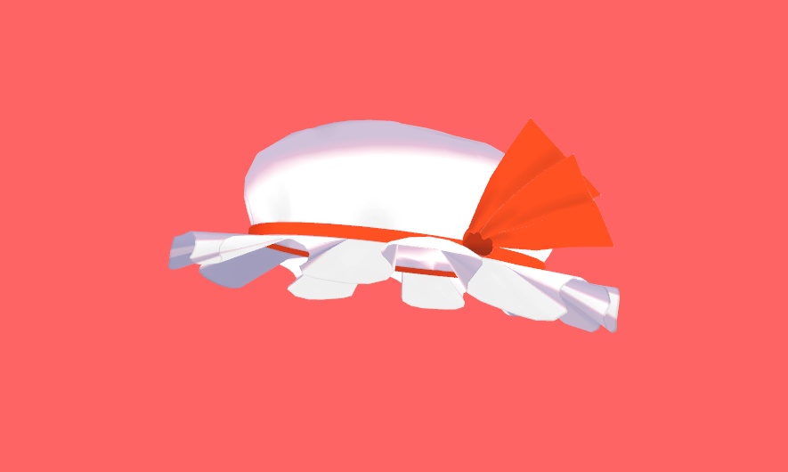 【VRChat想定】MA設定済み:ZUN帽的なやつ