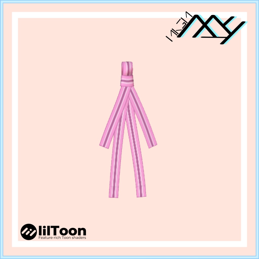 【VRChat想定】リボン100均販売10種パート1