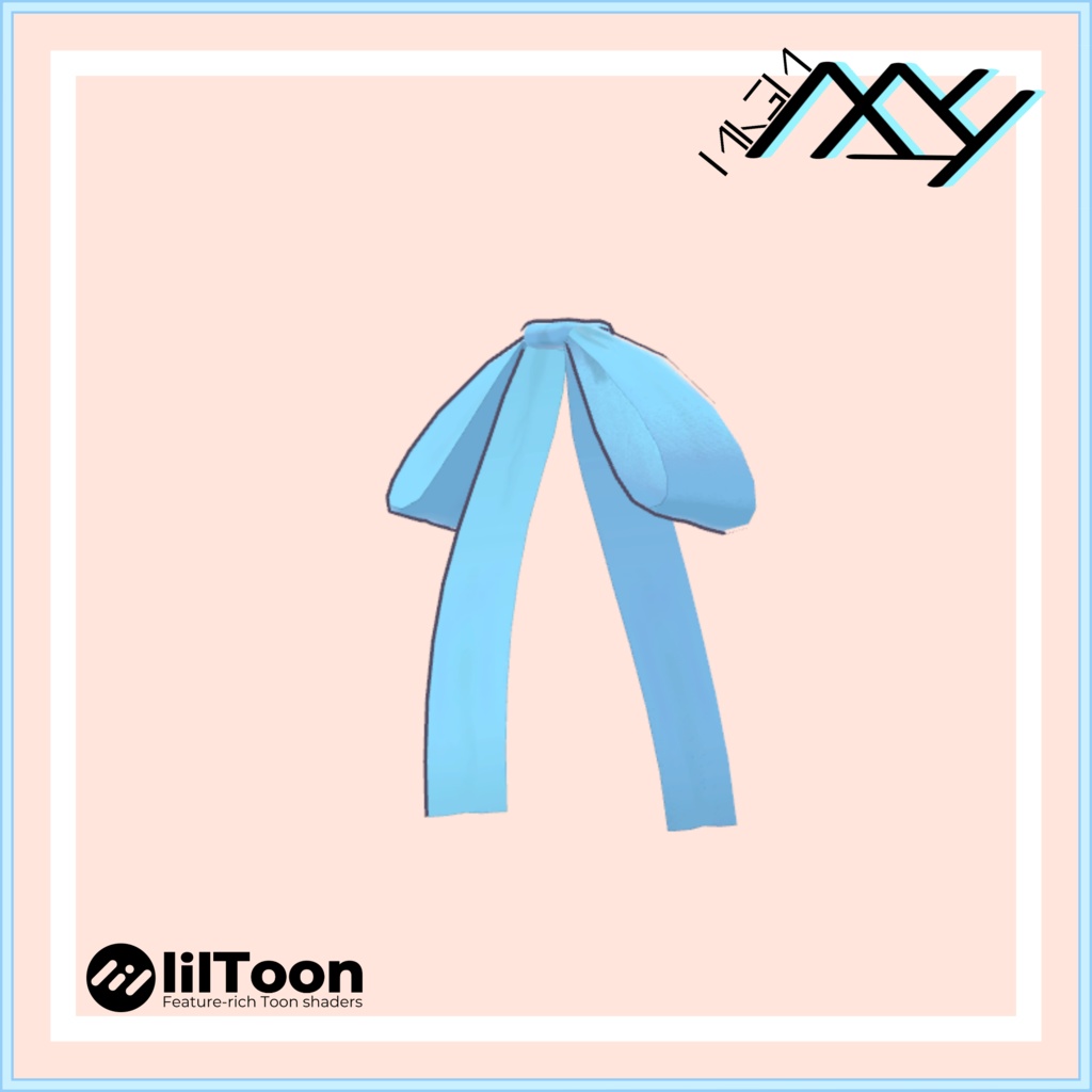 【VRChat想定】リボン100均販売10種パート1