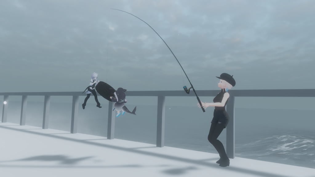 【VRChat想定】MA設定済み:人が釣れる釣り竿