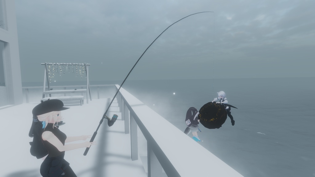 【VRChat想定】MA設定済み:人が釣れる釣り竿