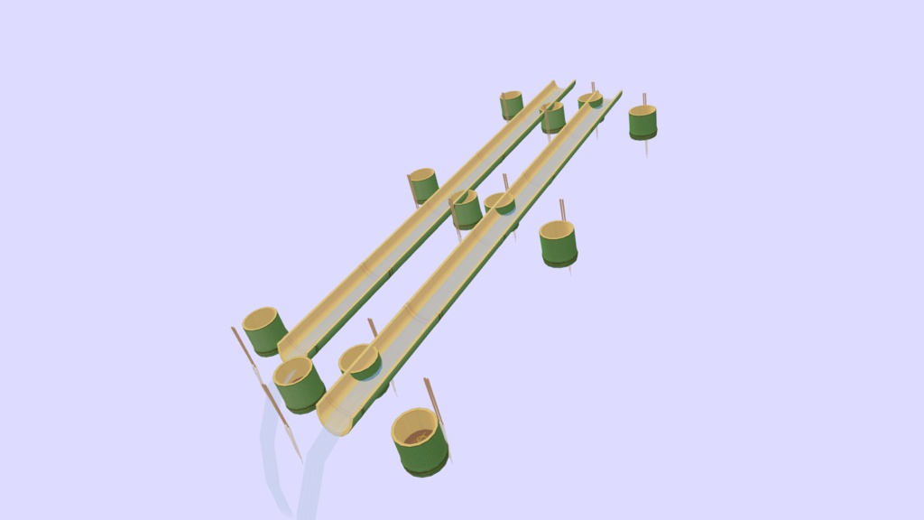 【VRChat想定】どこでもモバイル流し麺:MA設定済み