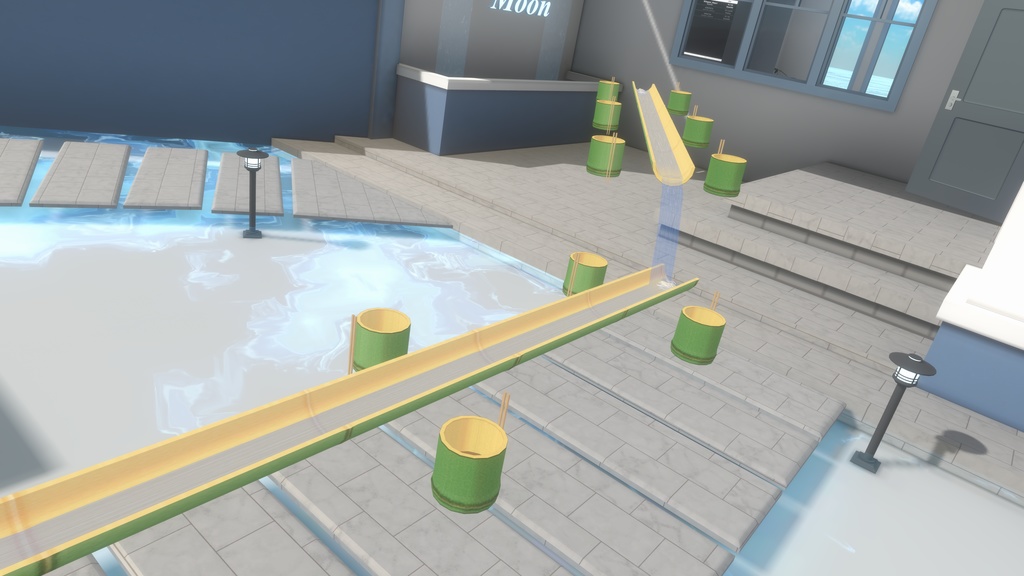 【VRChat想定】どこでもモバイル流し麺:MA設定済み