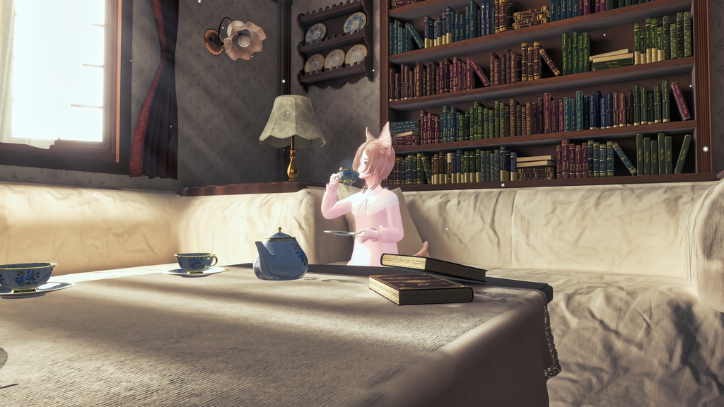 【VRChat想定】マリシア専用:エレガントパンク&ロングネグリジェ