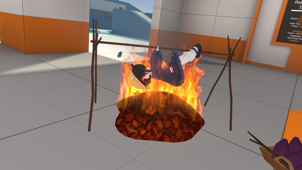 【VRChat想定】どこでも焼き芋:MA設定済み【発売記念セール】