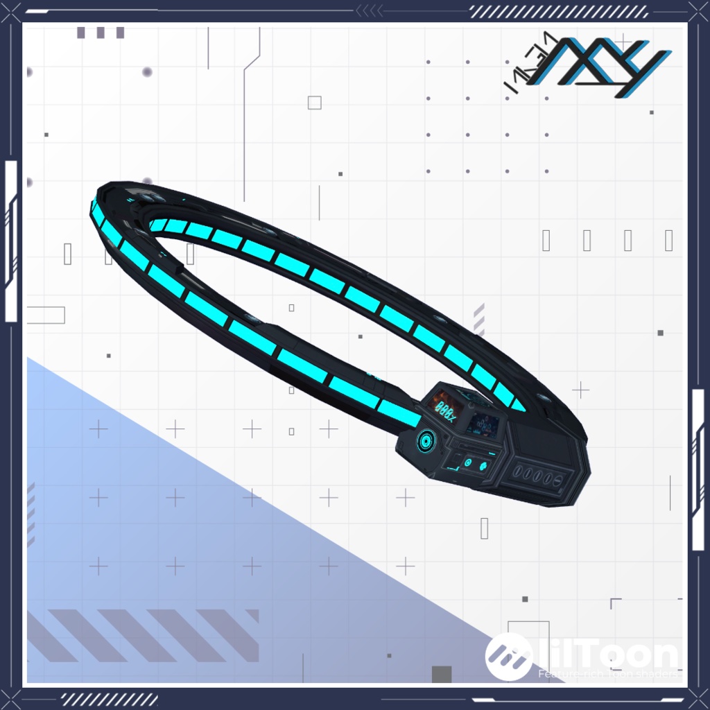 【VRChat想定】Halo Device【発売記念セール】