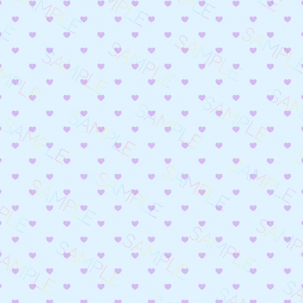 デジタルペーパー ハート柄 5枚セット