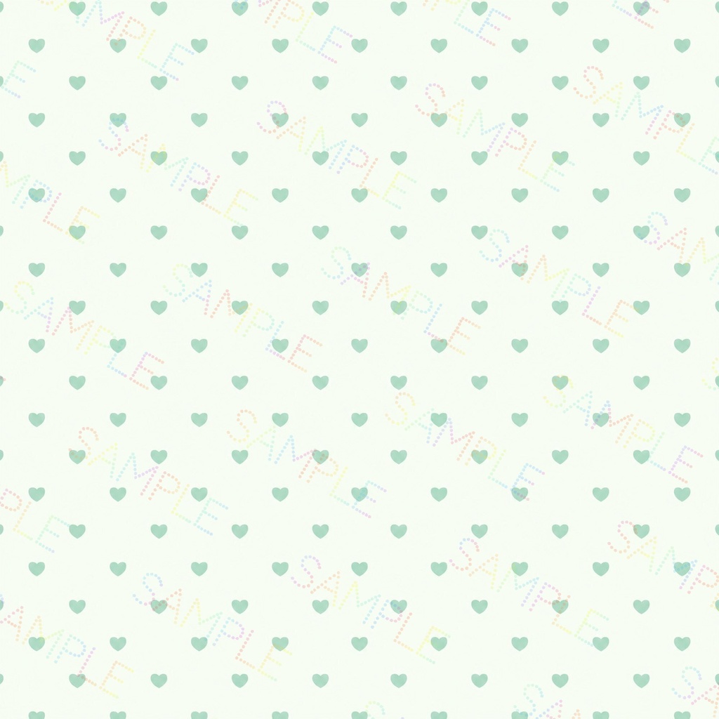 デジタルペーパー ハート柄 5枚セット