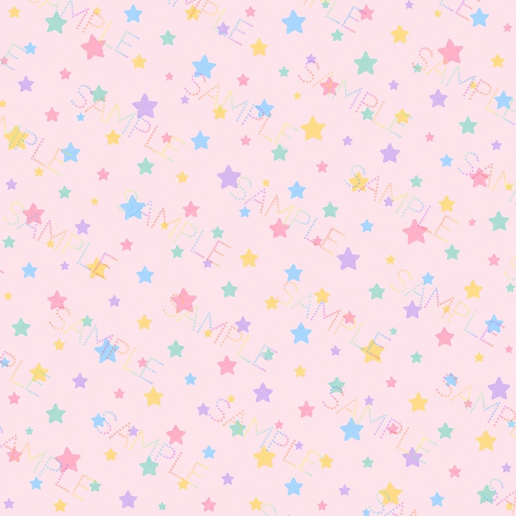 デジタルペーパー 星柄 5枚セット