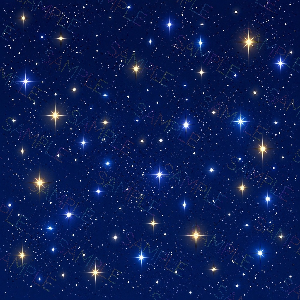 夜の空|星空・流れ星・オーロラのデジタルペーパー 3種類セット