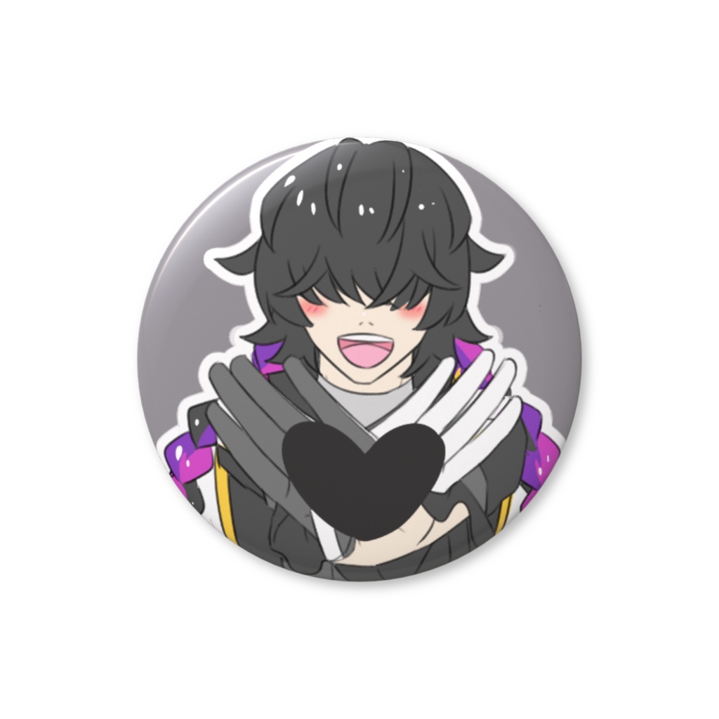 新野柳宵　♡ファンサ缶バッジ