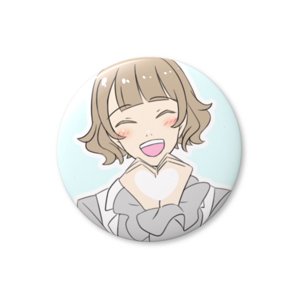 友利ましろ　♡ファンサ缶バッジ