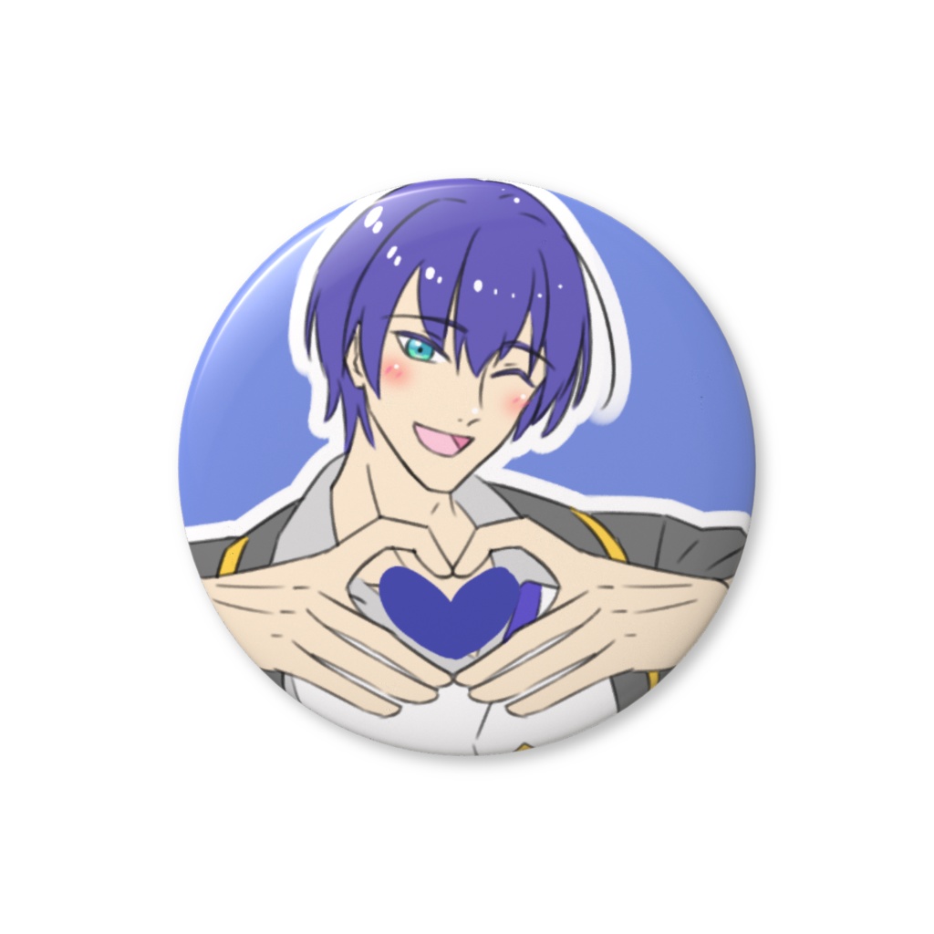 宍倉藍琉　♡ファンサ缶バッジ