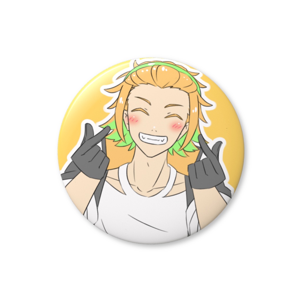 高宮夏輝　♡ファンサ缶バッジ　おてて見せてver.