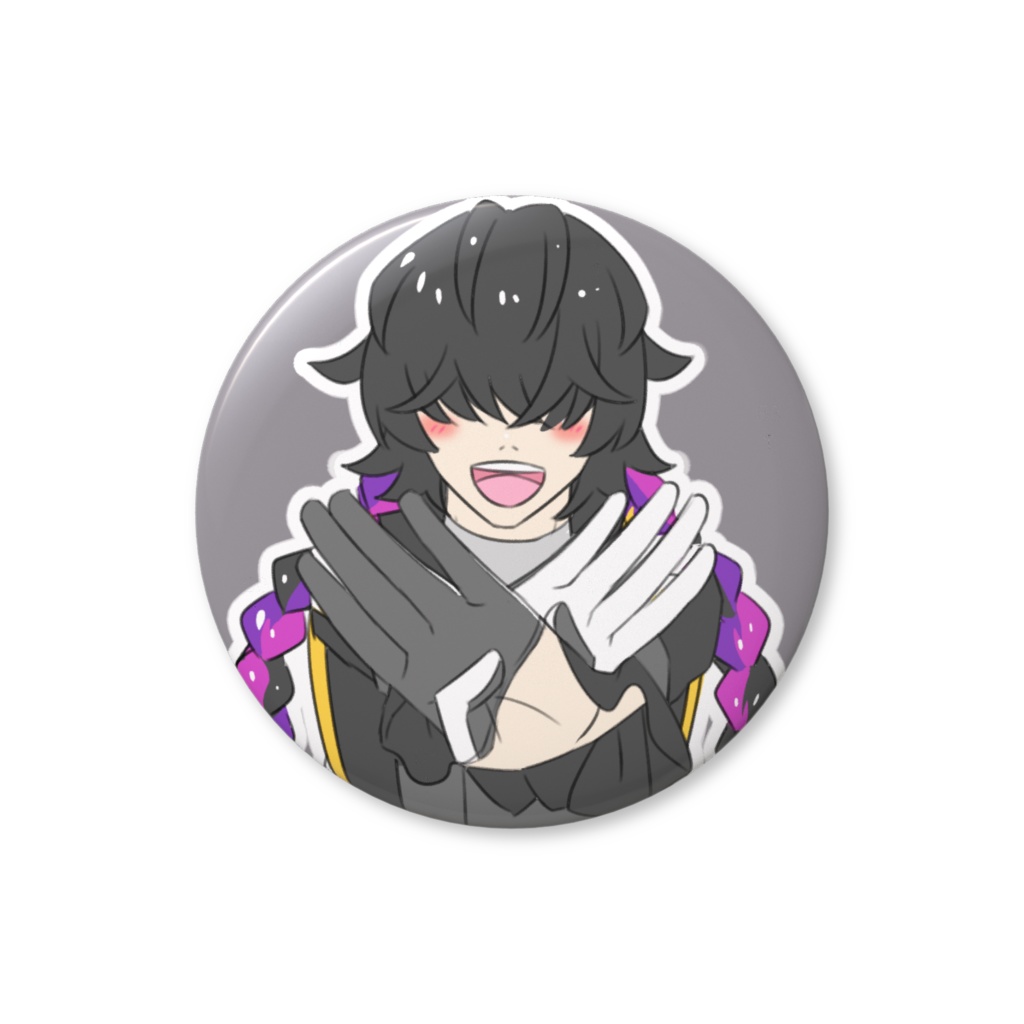 新野柳宵　♡ファンサ缶バッジ　おてて見せてver.