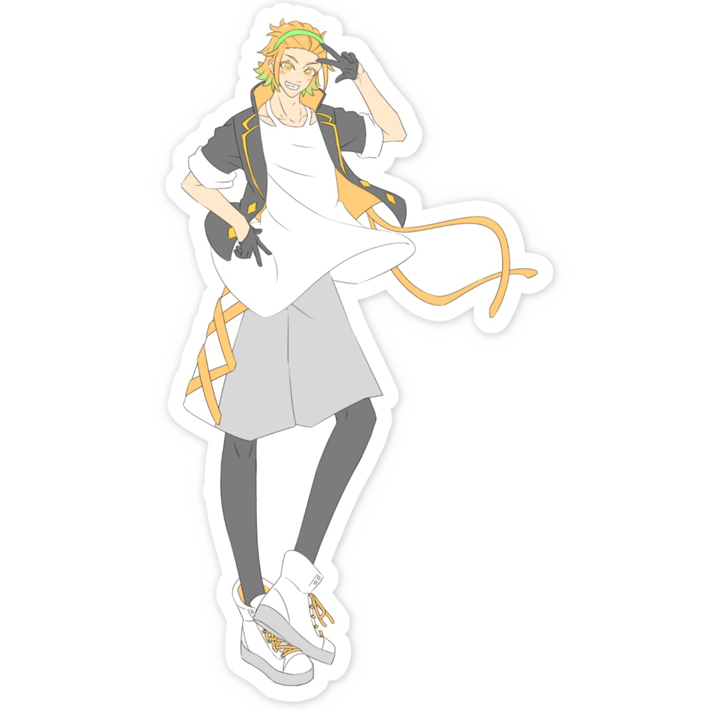 高宮夏輝 スマホステッカー デフォ衣装ver.